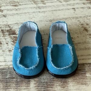 American Girl BITTY TWINS Doll Boy Twin RAINBOW Plaid Meet Outfit - Shoes Only